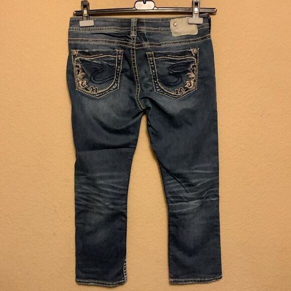 Silver Jeans Aiko Women’s Straight Jeans Size W28 (30x23) Blue - Picture 2 of 8